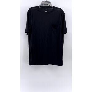 EVO Men's Black Merino Wool Short-Sleeve T-Shirt SZ L